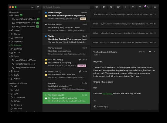 Mailspring 1.5.0 Multilingual