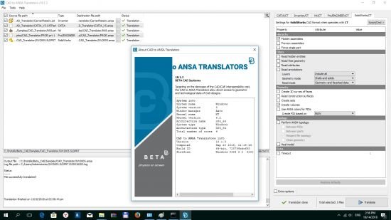 BETA-CAE Systems v18.1.3 (x64) 2018