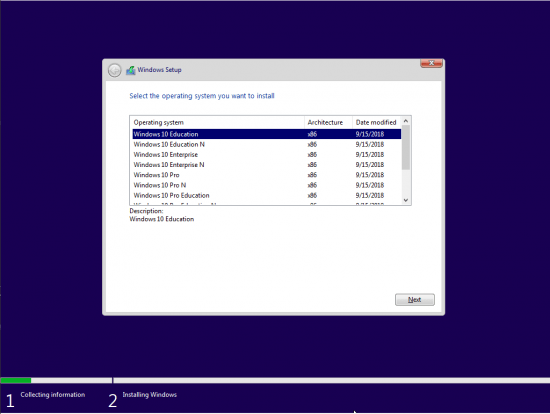 Windows 10 Redstone 5 10.0.17763.1 Business Edition VL Original ISO'S (x86-x64) 2018