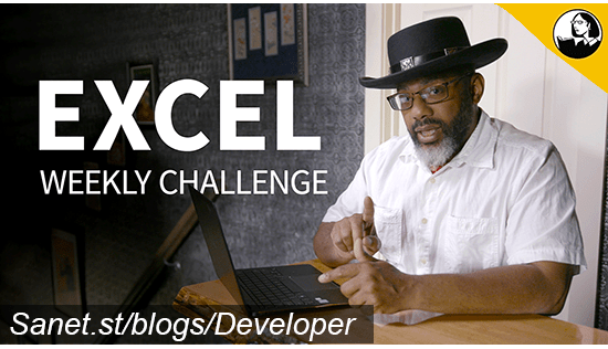 Excel Weekly Challenge