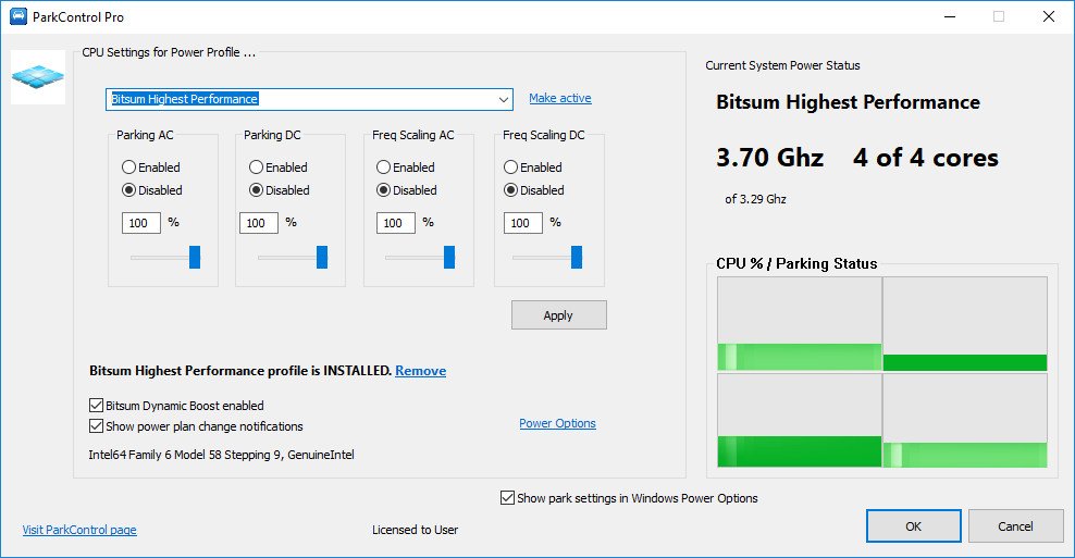 Bitsum ParkControl Pro 4.2.1.10 for ios instal free