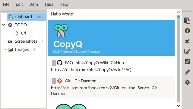 CopyQ 7.1.0 download the last version for windows