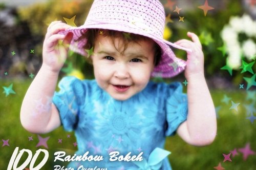 100 Rainbow Bokeh Overlays 3480429