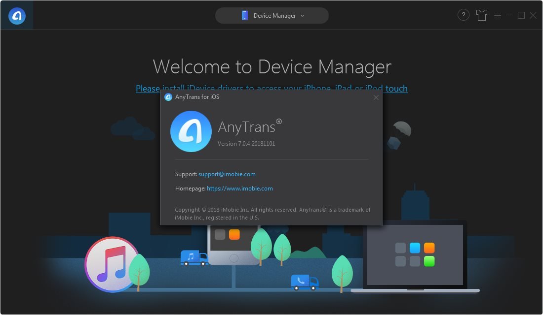 AnyTrans iOS 8.9.6.20231016 for windows instal free
