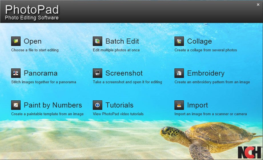 NCH PhotoPad Image Editor 11.56 download the new version for mac