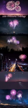 100 Fireworks Overlays 3480431