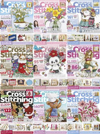 The World of Cross Stitching - 2018 Full Year Issues Collection