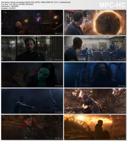 Avengers Infinity War 2018 1080p H264 AC 3 5.1 nickarad