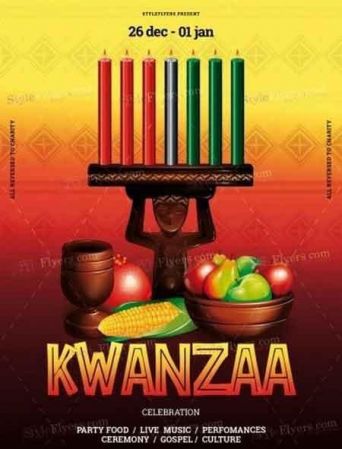 Kwanzaa PSD Flyer Template