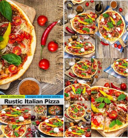Rustic Italian Pizza, 15 x UHQ JPEG