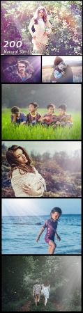 200 Natural Sun Light Overlays - 3107185