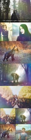 700 Abstract Light Leaks Photo Overlays 2707447