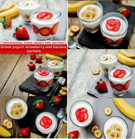 Greek yogurt strawberry and banana parfaits   6 UHQ JPEG