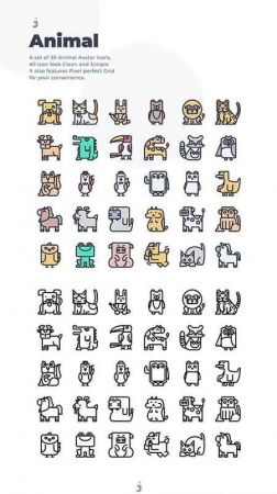 30 Animal Avatar Icons