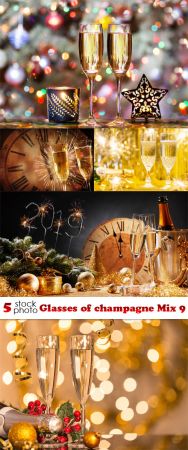 Photos   Glasses of champagne Mix 9