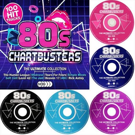 VA - 80s Chartbuster - The Ultimate Collection (5CD) (2017) FLAC