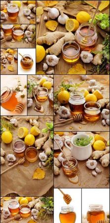 Honey, ginger, garlic, lemon 13X JPEG