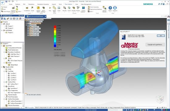 Mentor Graphics FloEFD 17.4.0.4380 Suite (x64) 2018