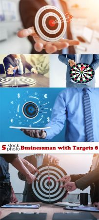 Photos   Businessman with Targets 8