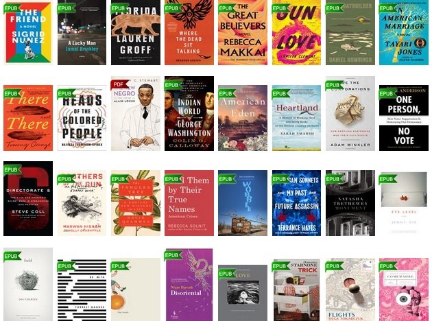  National Book Award 2018 