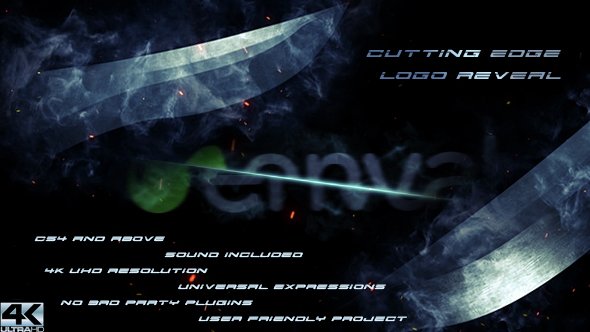 Cutting Edge Logo Reveal 19516571 