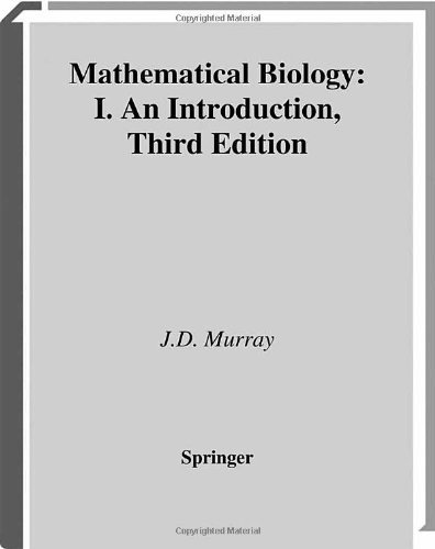 Mathematical Biology: I. An Introduction
