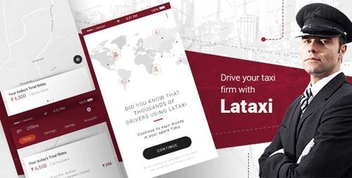 CodeCanyon - On Demand Taxi Booking Application Script- LaTaxi Update: 30 April 18 - 20327957 