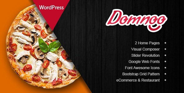 ThemeForest - Domnoo v1.2.0 - Pizza & Restaurant WordPress Theme