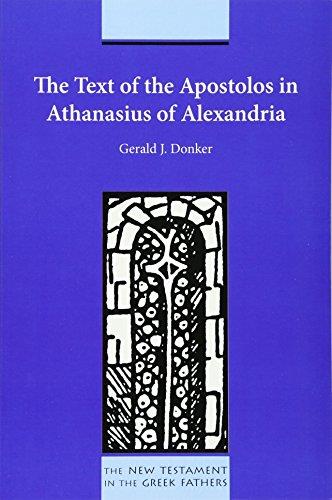 The Text of the Apostolos in Athanasius of Alexandria (Repost)