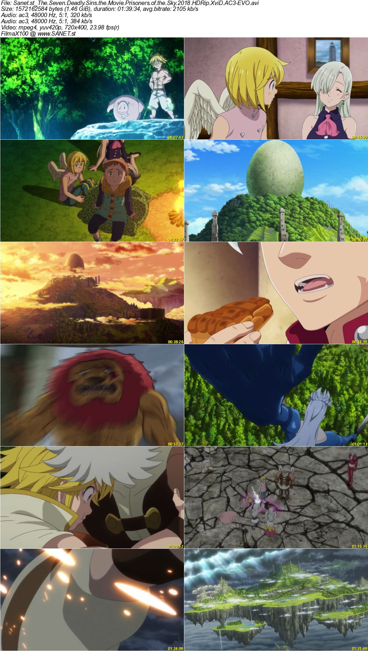 2018 The Seven Deadly Sins: Prisoners Of The Sky