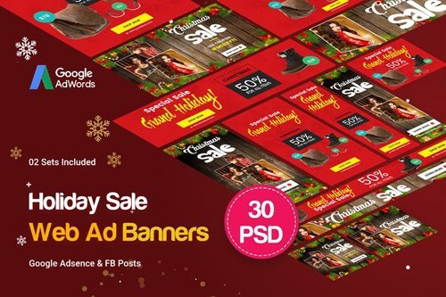 Holiday Sale Banners Ad  KWQTSY 