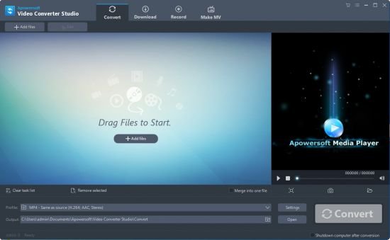 Apowersoft Video Converter Studio 4.8.1 Multilingual