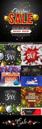 Christmas festive sentence and sale market design 