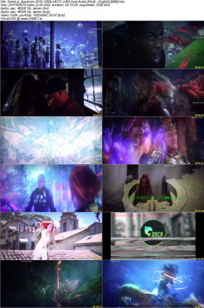 Aquaman 2018 1080p HDTC x264 Dual Audio Hindi - English MW
