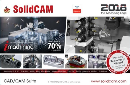 SolidCAM 2018 SP2 HF6 Multilang for SolidWorks 2012-2019 (x64) 2018