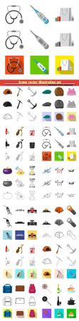 Icons vector illustration set # 4
