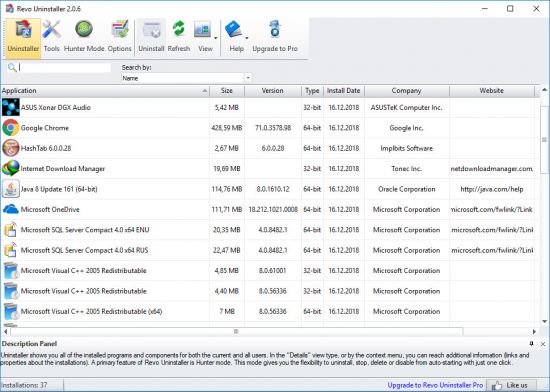 Revo Uninstaller Free 2.7 Multilingual