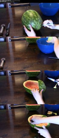 Crafting with Fruit: How To Make A Watermelon Arrangement