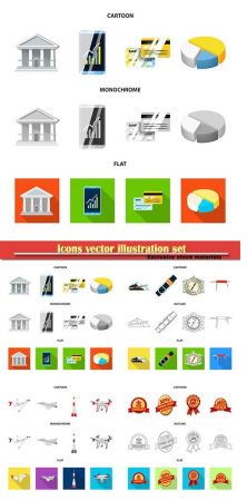 Icons vector illustration set # 11