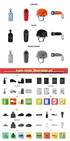 Icons vector illustration set # 9