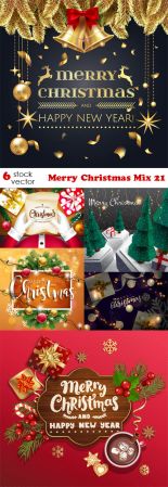 Vectors - Merry Christmas Mix - 21 