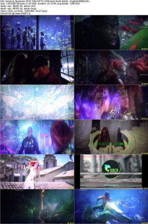 Aquaman 2018 720p HDTC x264 Dual Audio Hindi - English MW