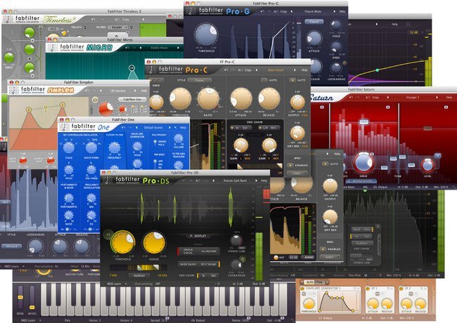 FabFilter Total Bundle 2018.11.27 macOS