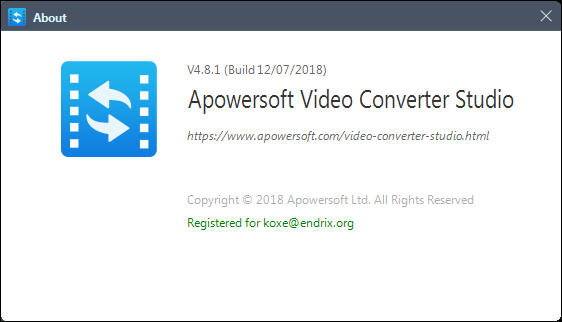 Apowersoft Video Converter Studio 4.8.1 Multilingual