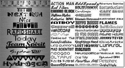 Rare Fonts Pack