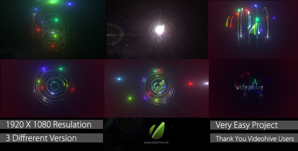 Videohive Light Particle Logo.