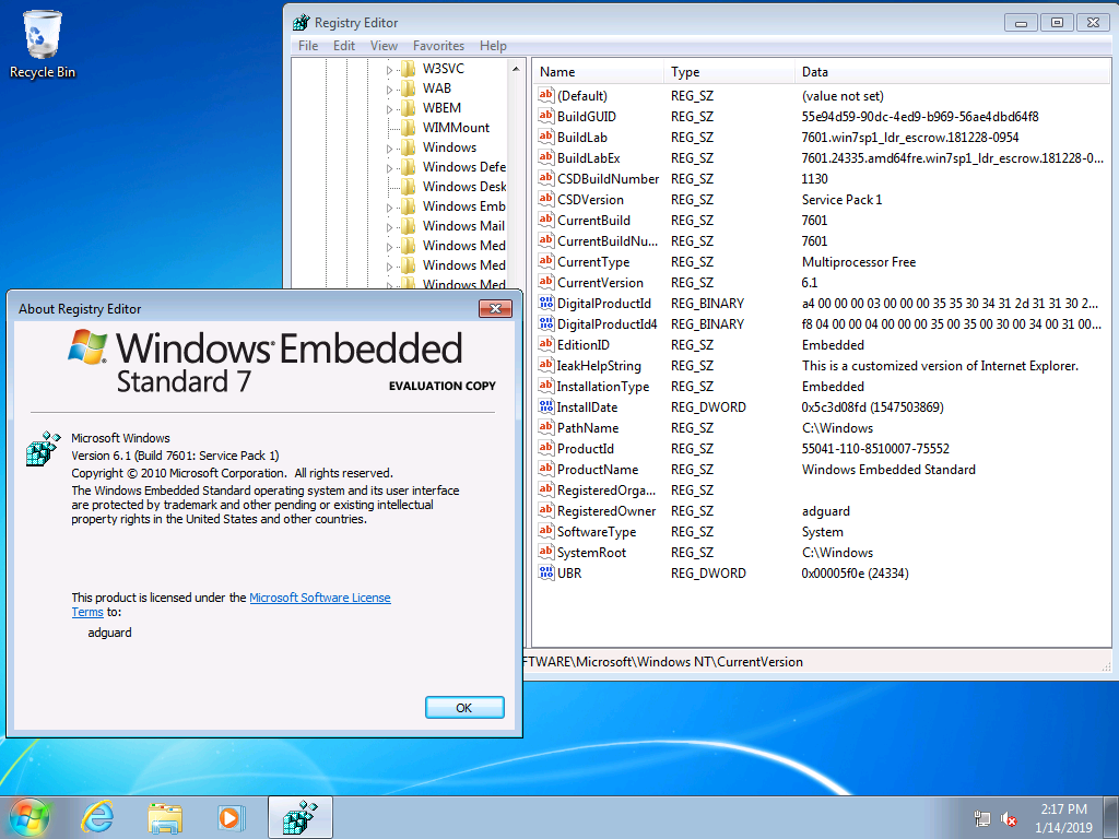 Microsoft windows kernel pnp configuration. Windows embedded Standard 7. Windows 7 сборка 7601. Microsoft (r) Windows (r) Version 6.1 (build 7601:service Pack 1) 4 System Processors [8095 MB Memory]. Build 7601.24552 расшифровка.