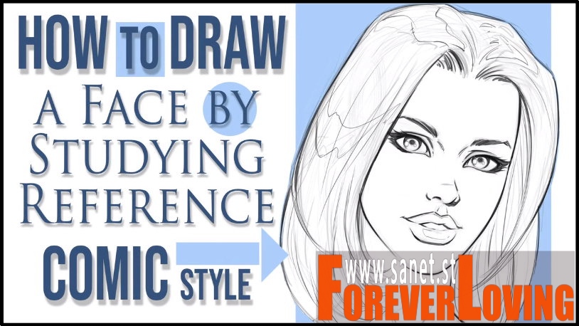 How To Draw A Face Comic Style - Sketches Of Comic Book Style Faces By