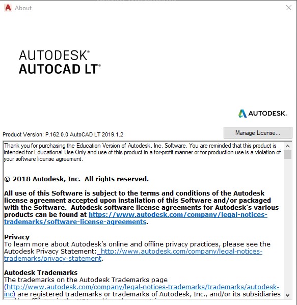 autocad lt 2019 subscription cost