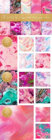 Pink Marble & Swirl Backgrounds   3363868